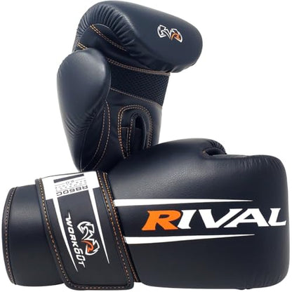 RIVAL Boxing RB60C 2.0 Workout Compact Bag Gloves, Hook and Loop Closure - Ergonomic Fit, Soft Inner Lining, and Pre-Formed Pro Fit - size: Small