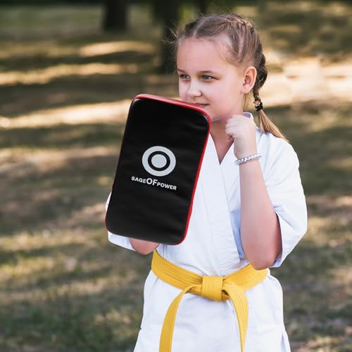 Taekwondo Kick Shield for Adults and Ergonomic Curved Boxing Pad with Pu and Epe Material Portable Martial Arts Training Equipment for Home Gym and Professional Gyms
