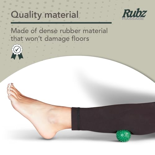 Due North Foot Rubz Hand & Back Massage Ball - Relieve Pain from Plantar Fasciitis, Tight Muscles & Sore Feet - Massage Tool - style: Hand & Foot Ball