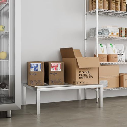 36" Long x 24" Wide | Height: 12" Off The Floor Aluminum Dunnage Rack | Storage in Restaurant, Kitchens and Garages and More! - size: 36" Long x 24" Wide | Height: 12" Off The Floor