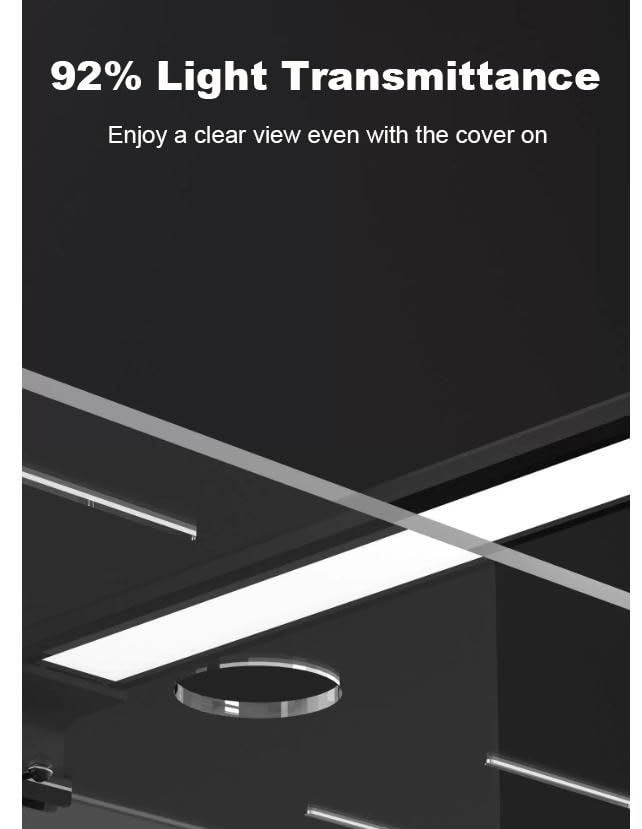 Anti Jump Aquarium Cover, 3 mm Clear Fish Tank Lid with Feeding Hole and Vent Slots, Transparent Top Cover for Open Aquariums, Shrimp Tanks(28.0x9.8in) - size: 28.0x9.8in