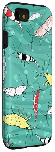 Fancy Ornamental Aquarium Shrimp Pattern Case for iPhone SE (2020) / 7 / 8
