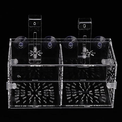 Fish Isolation Box for Aquarium,Fish Breeding Box, Acrylic Transparent Fish Tank for Tank Anemone Aquarium Hatchery Incubator Holder Breeder Quarantine Breeding Isolation Box (20CM*10CM*10CM)