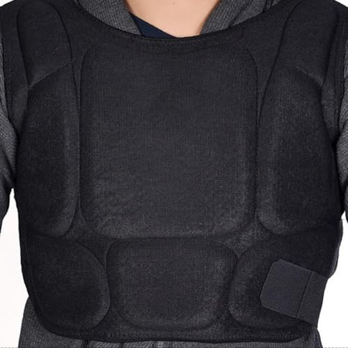Boxing Chest Guard Vest, Muay Thai Body Protector for Kickboxing MMA Taekwondo Sparring, Strike Shield Training Vest - size: X-Large