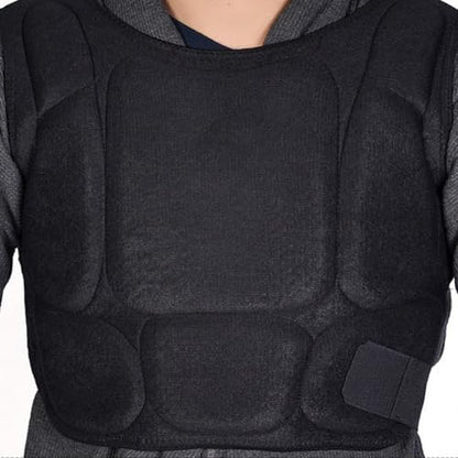 Boxing Chest Guard Vest, Muay Thai Body Protector for Kickboxing MMA Taekwondo Sparring, Strike Shield Training Vest - size: X-Large