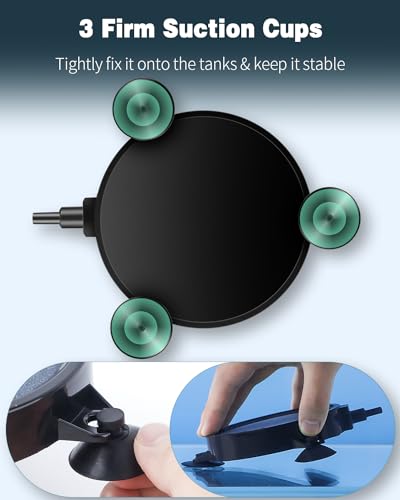 Pawfly Aquarium 4 Inch Air Stone, Fish Tank Airstone Bubble Diffuser for Air Pumps Buckets Fish Tanks Ponds DWC Reservoirs and Circulation - size: 4 inch