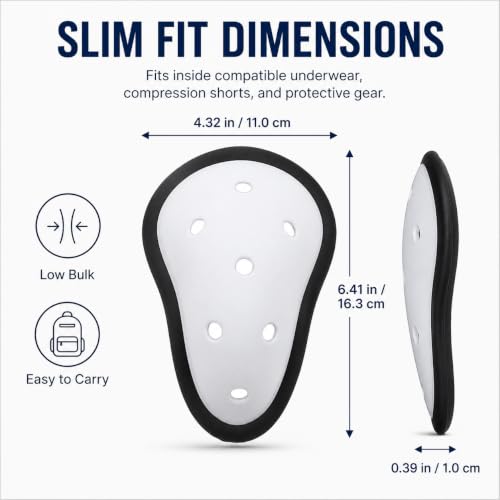 VOSAREA 3pcs Groin Cup for Men, EVA and PE Athletic Cup Groin Protector for Boxing, Football, Kickboxing, Martial Arts, Training and Outdoor Sports
