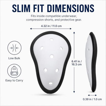VOSAREA 3pcs Groin Cup for Men, EVA and PE Athletic Cup Groin Protector for Boxing, Football, Kickboxing, Martial Arts, Training and Outdoor Sports
