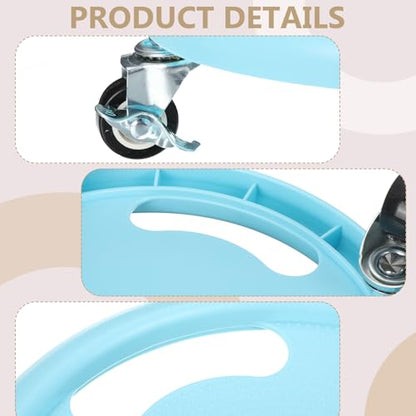 Seenelling 4 Pcs Abdominal Exercise Roller Wheel Abdominal Exercise Sliders for Core Workout AB Wheel Exercise Board Abdominal Board Trainer for Abdominal Core Strength Training, AB Workout Equipment