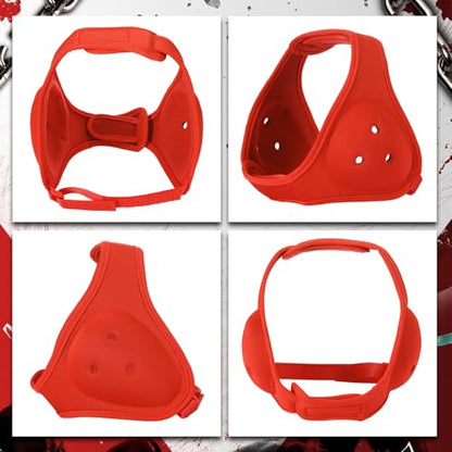 Tellegloww Wrestling Headgear for Kids Youth Soft Grappling Headgear Adjustable Wrestling Ear Guard for Adults - color: Orange, style: Classic Style