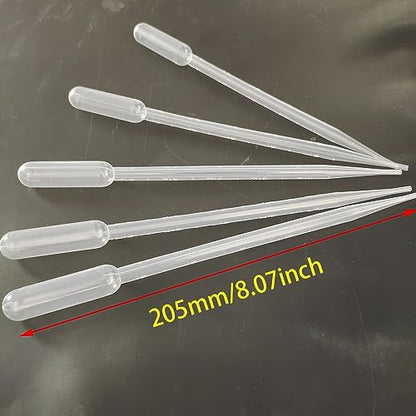 5 Pack Aquarium Test Dropper 5ml Baby Brine Shrimp Eggs Feeder Mini Fish Bowl Fish Feces Transfer Pipettes