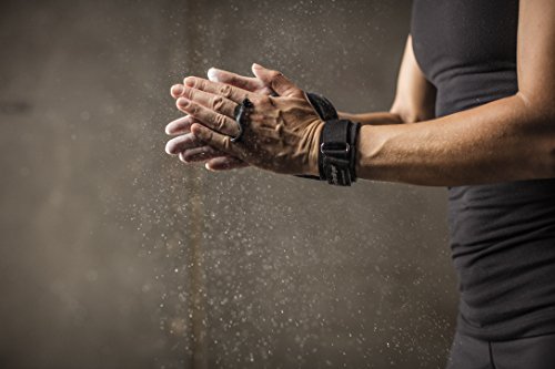 Harbinger Leather Palm Grips for Weight Lifting Hand Protection - size: Medium