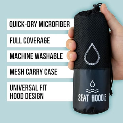 Car Seat Towel | Premium Microfiber Towel Seat Covers for Cars | Universal Fit & Machine Washable | Portable Car Seat Towel Cover After Gym, Yoga, Beach Black - color: Black