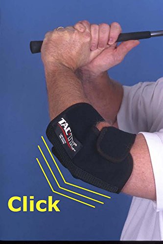 Tac Tic 2 Piece Wrist Over Glove & Elbow Bundle Golf Swing Training Aid Tactic