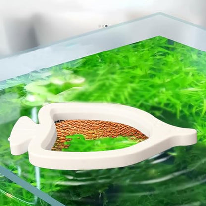 Aquarium Feeding Ring Thick Mini Floating Small Food Feeder | Aquarium Betta Food Holder for Guppy Saltwater Freshwater Tanks Home Habitat