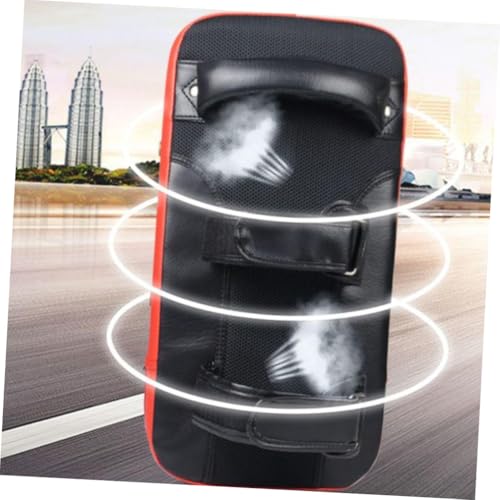 BESPORTBLE Kickboxing Strike Shield Pad Durable PU Kick Pad for Martial Arts Training Excellent Ventilation for Boxing Sparring and Combat Sports with Trim