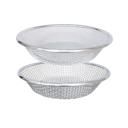 Soil Sifter for Garden Suitable for 5 Gallon Buckets (2 PCS 1/4in,1/8in) - size: 2 PCS 1/4in,1/8in