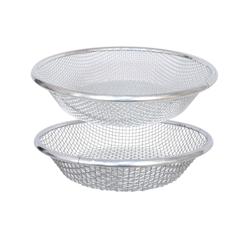 Soil Sifter for Garden Suitable for 5 Gallon Buckets (2 PCS 1/4in,1/8in) - size: 1/4 inch, 1/8 inch