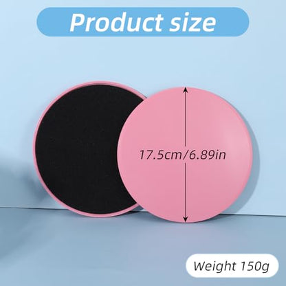 20Pcs Dual Sided Fitness Glider Sliders for Gym, Carpet & Hardwood Floors