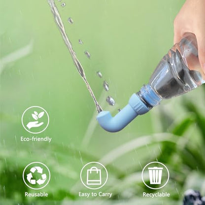 3 Pack Portable Bidet for Toilet, Travel, Hiking, Camping, Compatible with Every Bottle, Shattaf Bidet Sprayer
