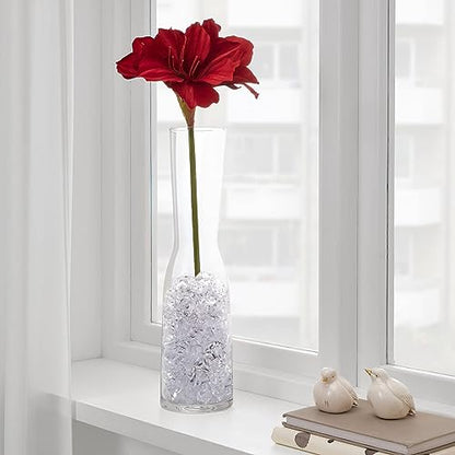 Fake Ice Rocks, 140PCS Big Acrylic Rocks Plastic Diamonds, Vase Fillers Table Scatter - color: 20*28mm-140pcs