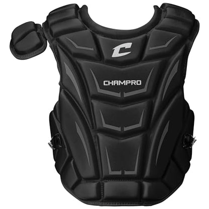 Champro Optimus MVP Chest Protector - color: Black, size: 16.5"