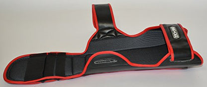 Ultima GelTech MMA Muay Thai Grappling Shin Instep Shin Guards - color: Red, size: X-Large