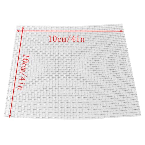 6PCS Stainless Steel Wire Mesh Mat Aquarium Plant Moss Netting 10x10cm/4x4in Fish Aquarium Plants Mesh Plants Fixed Planting Mesh Square for Pump Room Filter Entrance