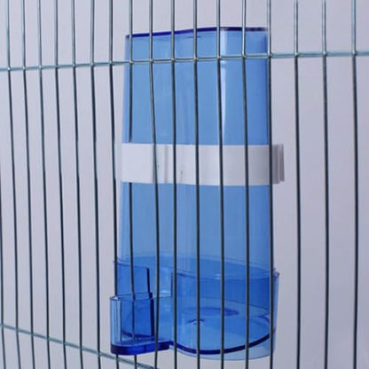 Parakeet Water Dispenser Parrot Water Feeder Bird Seed Container for Cage Cockatiel Cage Accessories Automatic Feeding for Budgies Finch Small Birds 2pcs - color: Coloured