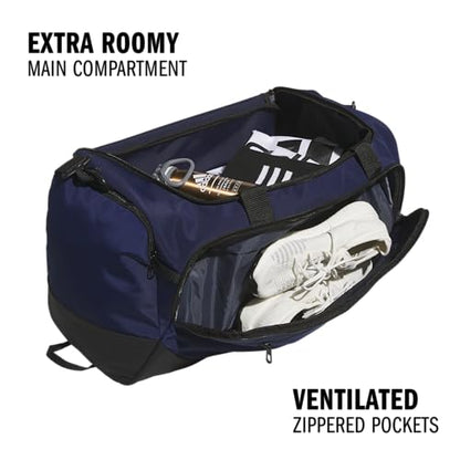 adidas Defender 5 Duffel Bag for Sports, Gym and Travel, Team Navy Blue 2, OSFA - color: Team Navy Blue 2, style: Medium (59l)