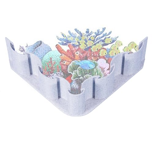 Aquarium Gravel Divider Fish Tank Sand Screen Substrate Fence | Water Plant Fish Tank Bottom Fence, Separate Gravel in Aquarium or Terrarium - color: Style C