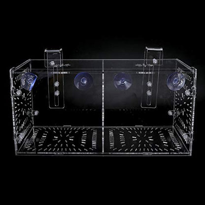 Fydun Fish Isolation Breeding, Box Acrylic Incubator Ing Seedlings Incubation Reproduction Aquarium Ery and Parenting for Aquarium (30CM*15CM*15CM) - size: 30CM*15CM*15CM, style: 30CM*15CM*15CM