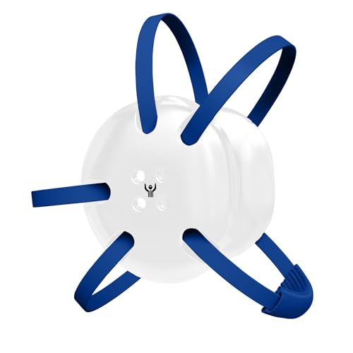Great Call Athletics Classic Wrestling Headgear, Royal Blue Straps - style: White w/ Royal Blue Straps