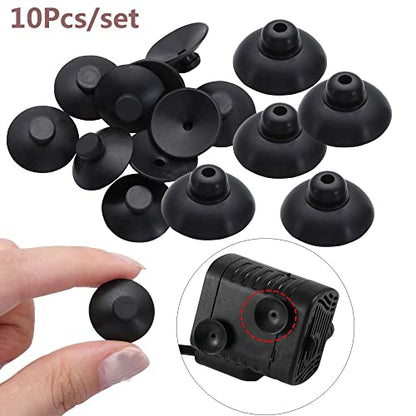 10Pcs Aquarium Suction Cup Clip Fish Tank Pump Sucker Holder Aquatic Airlpump Pipe Tube Fixed Tools(Large)