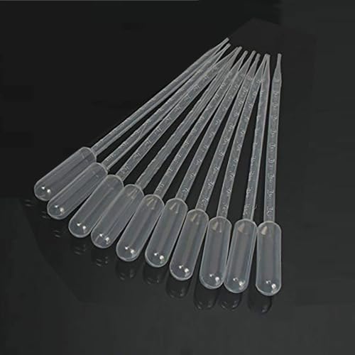 Yesallwas Plastic pippets Dropper 10ml 10Pcs, Large Pipette Dropper for Lab Measuring and distributing Liquid