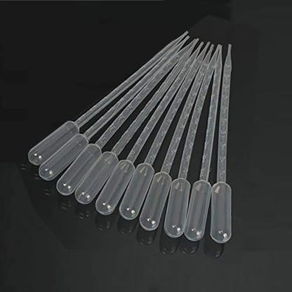 Yesallwas Plastic pippets Dropper 10ml 10Pcs, Large Pipette Dropper for Lab Measuring and distributing Liquid