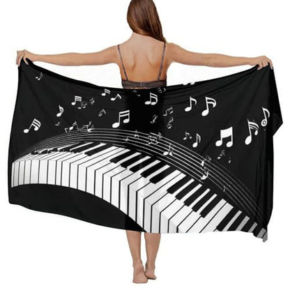 Chiffon Shawl Scarf Sarong And Sun Protective Shawl Long Lightweight Travel Scarf - color: Color162