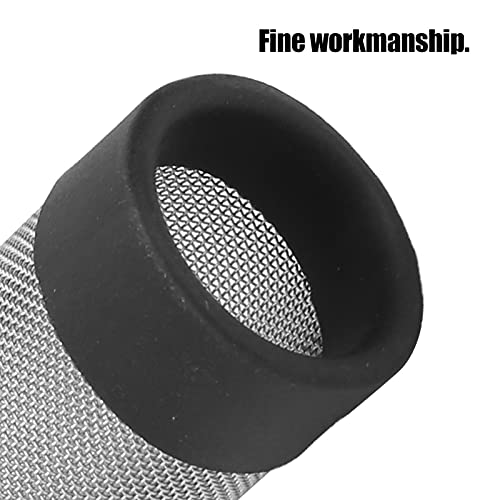 Pongnas Stainless Steel Aquarium Inlet Cover with Fine Protective Mesh for Fish Shrimp Tanks 18mm Inner Diameter Safe for Fry and Shrimp - size: Inner diameter 18mm