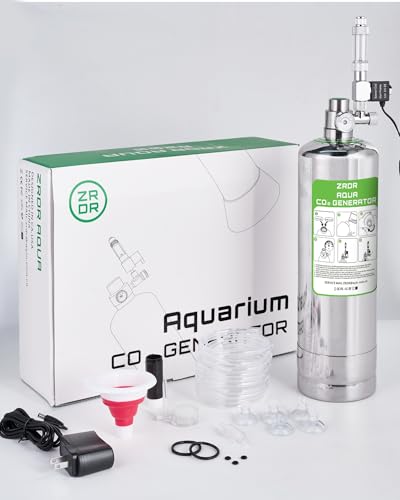 Aquarium Co2 System 2L with Pressure Gauge for Aquarium Plants | Automatic Pressure Relief Valve Bubble Counter，Stable Output - size: 2L-Single Gauge-Upgraded