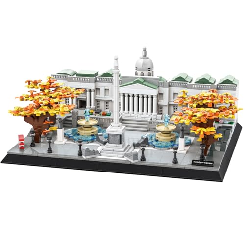 1245Pcs Trafalgar Square London Building Set World Landmark Architecture Model Collectible Toy for Kids and Adults - color: Trafalgar Square
