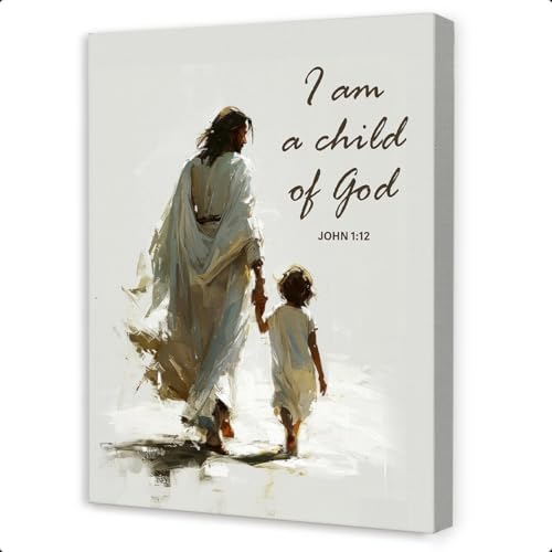 Jesus and Children Canvas Wall Art,Christian Classroom Decor - color: Kids Bible3