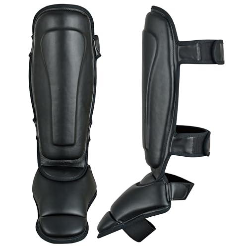 PFG Classic Shin Instep Guard for Boxing MMA Muay Thai Training - size: Children L