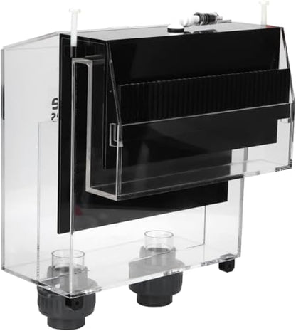 Zerodis Quality Acrylic Self Start Siphon Hang On Overflow Box, Acrylic Hang On Fish Water Siphon Air Pumps for Recycled Water and Increase Oxygen, Filtration Water No Noise Fish