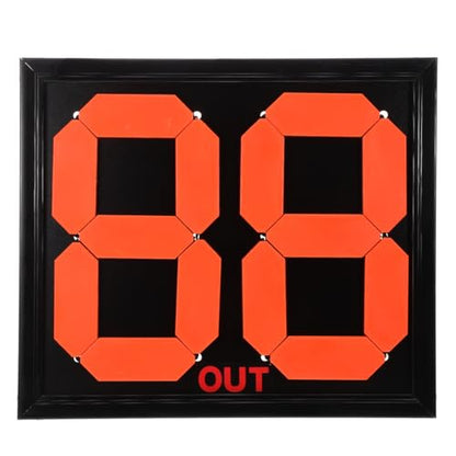 Toyvian Handheld Soccer Substitution Board Fluorescent Design for Referees Manual Score Management Tool for Football Lightweight and Portable Display for Quick Player Changes