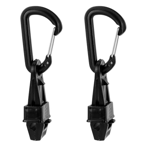 2pcs Boxing Gloves Clip with Carabiners, No-Slip Gloves Clamp Holder for Hanging MMA Muay Thai Glove on Backpack Gym Bag or Gear Bag Quick-Dry Carrying Hook for Training Equipment