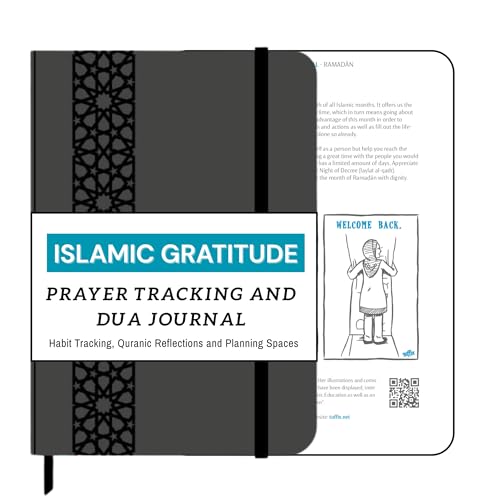 Islamic Gratitude Journal, Daily Prayer Tracker and Planner with Duas for Hardships, Faith and Gratitude - Islamic Gift for Women and Girls, Gift ideas for Muslims