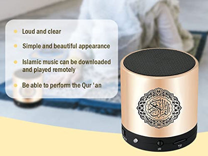 Portable Digital Quran Speaker with Remote Control over18 Reciters and 15Translations Available Quality Qur'an Speaker Arabic English French, Urdu etc Mp3 FM Radio