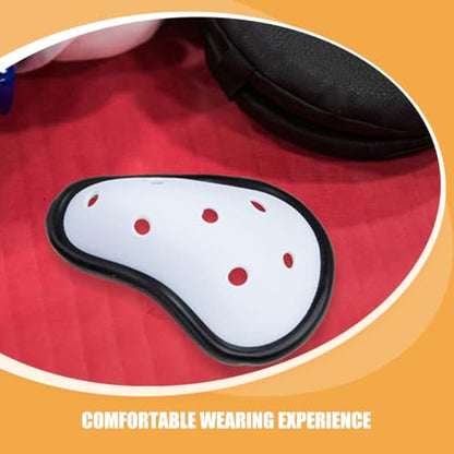 Boys Athletic Groin Guard Cup Breathable Reusable Plastic Protector for Boxing Taekwondo MMA Youth Sports Protective Gear