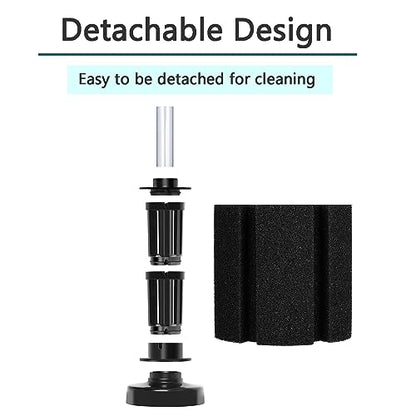 AQUANEAT Aquarium Bio Sponge Filter Breeding Fry Betta Shrimp Nano Fish Tank (Large up to 60Gal) - size: Large up to 60Gal
