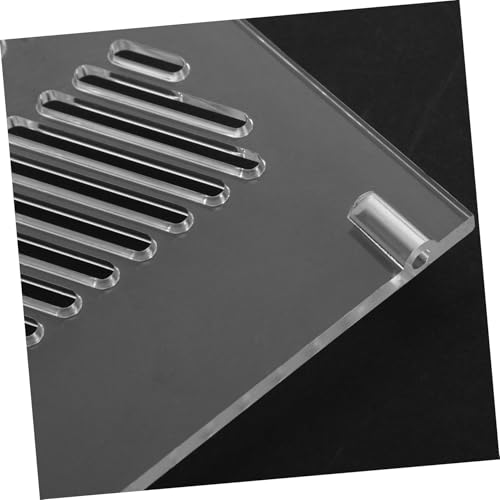 Abaodam Fish Tank Sand Guard Acrylic Aquarium Divider Isolation Box for Fish Tanks Easy Install